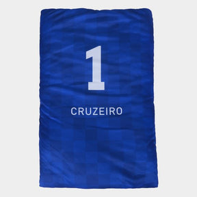 Saída de Maternidade Infantil Cruzeiro Menina - Azul+Branco