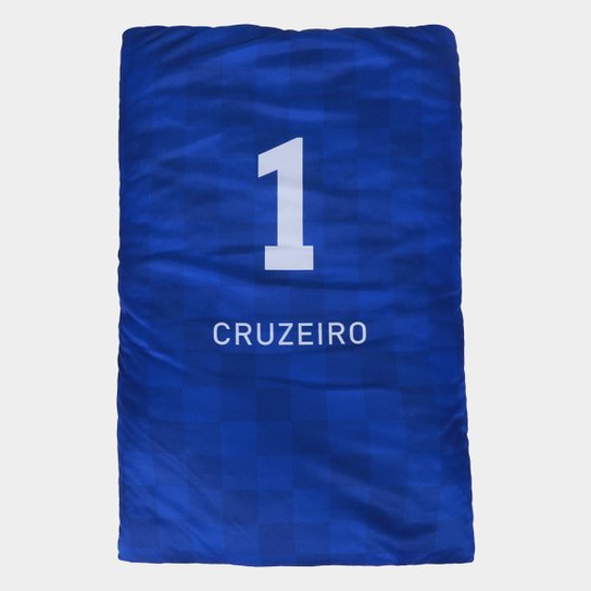 Saída de Maternidade Infantil Cruzeiro Menina - Azul+Branco